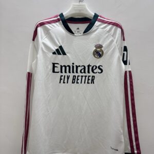26-27 Real Madrid Home Fans Long Sleeve Jersey