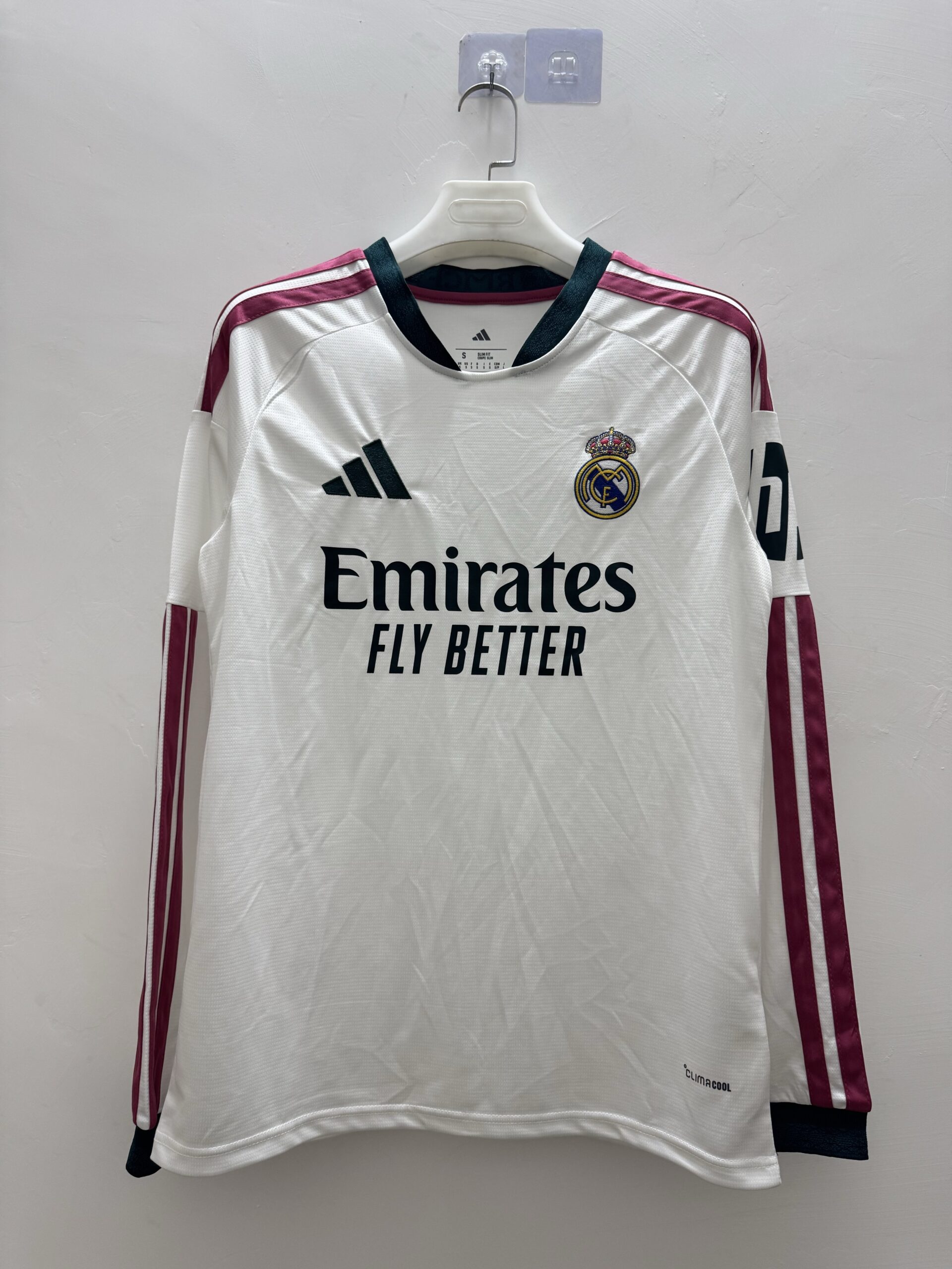 26-27 Real Madrid Home Fans Long Sleeve Jersey