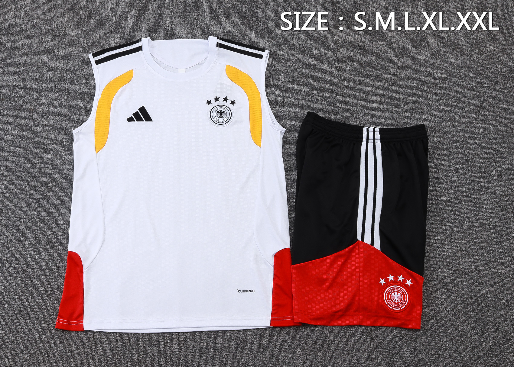2026 Germany White Training Vest Suit - Image 3
