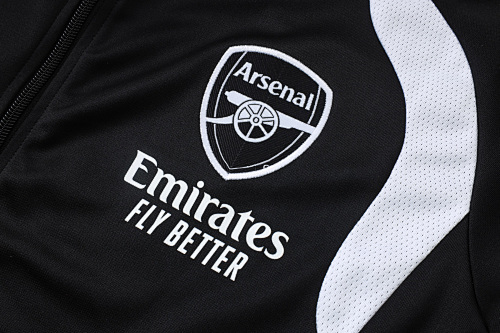 26-27 Arsenal Black Jacket Suit - Image 6