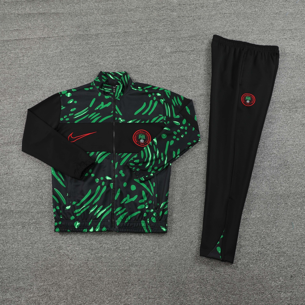 2024 Nigeria Green Jacket Tracksuit - Image 3