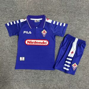 Retro 98-99 Fiorentia Home Kids Kit