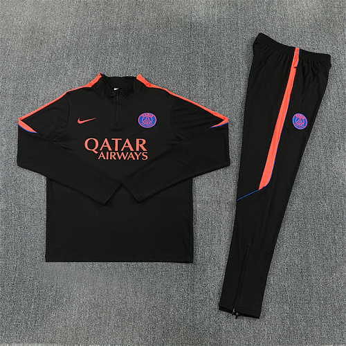 26-27 PSG Black Training Suit - Image 4