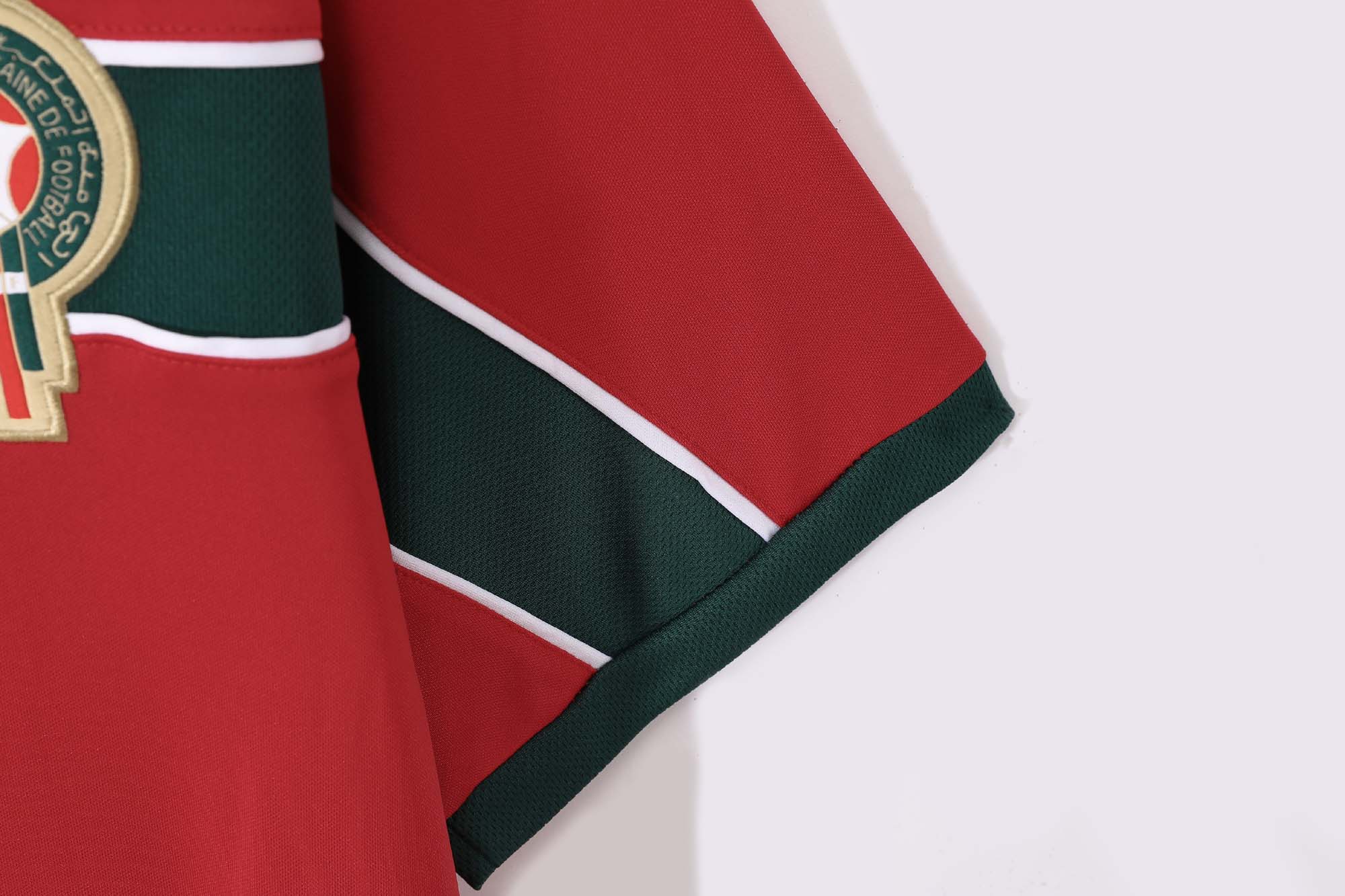 1998 Morocco Red Retro Jersey - Image 5