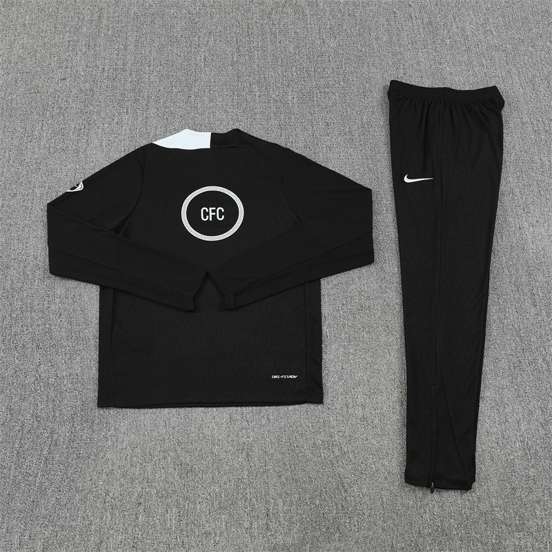 25-26 Chelsea Black Player Training Suit - Image 5