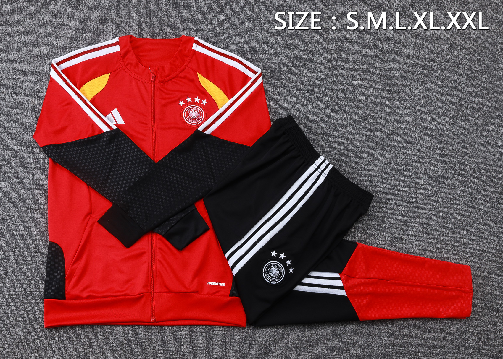 2026 Germany Red Jacket Suit - Image 3