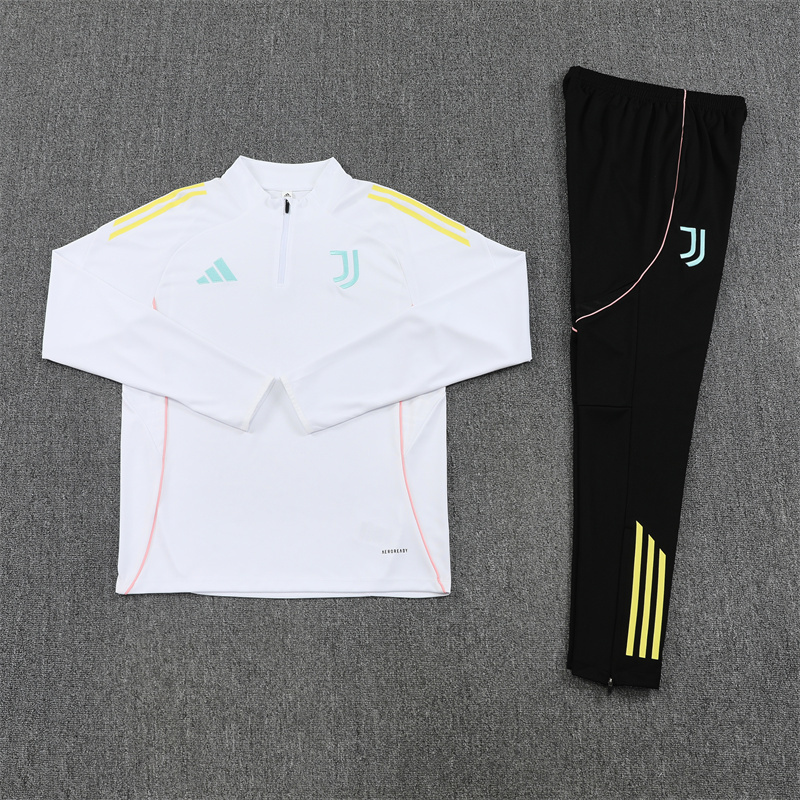 25-26 Juventus White Training Suit - Image 4