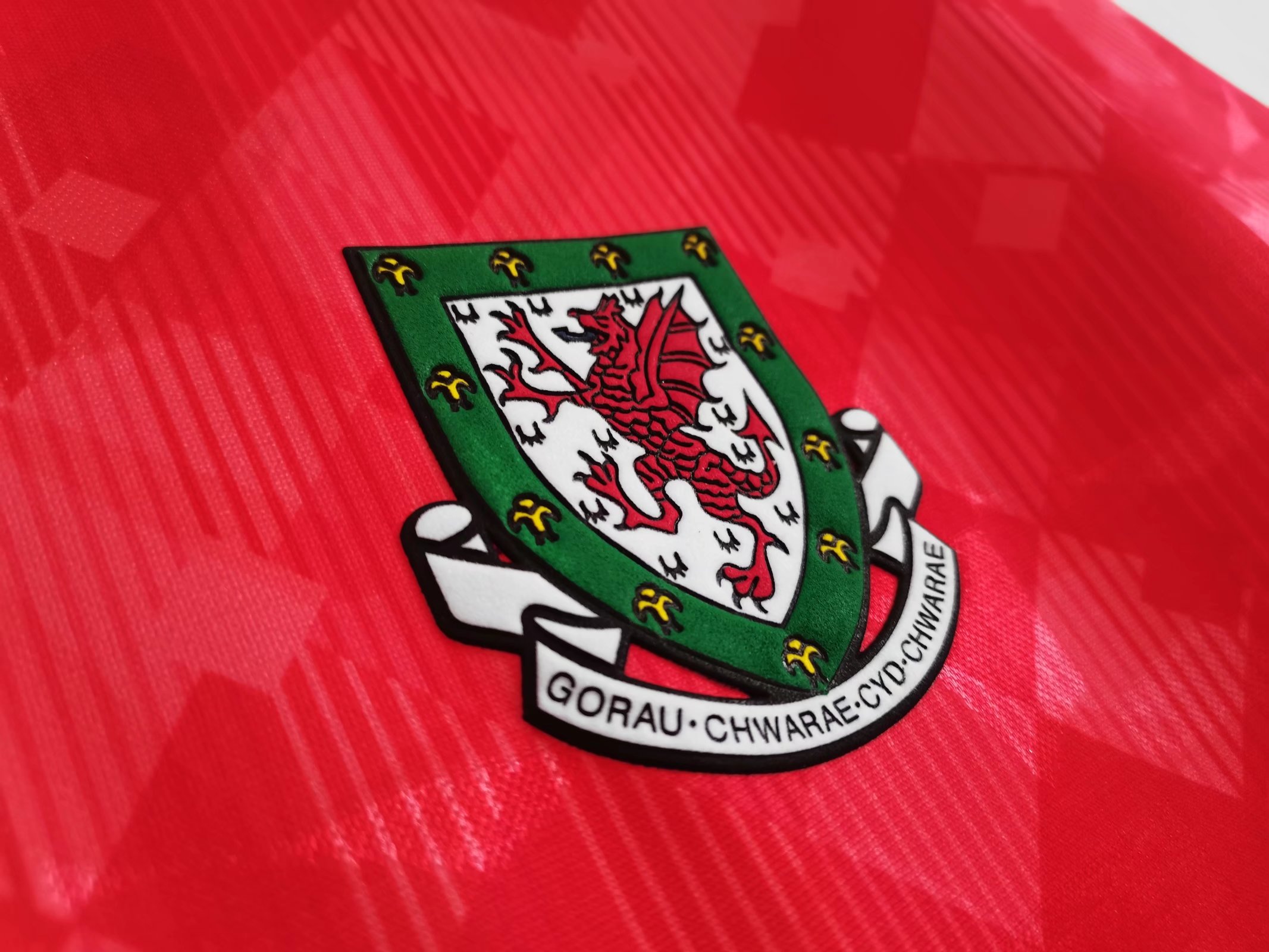 1990-92 Wales Home Retro Jersey - Image 6