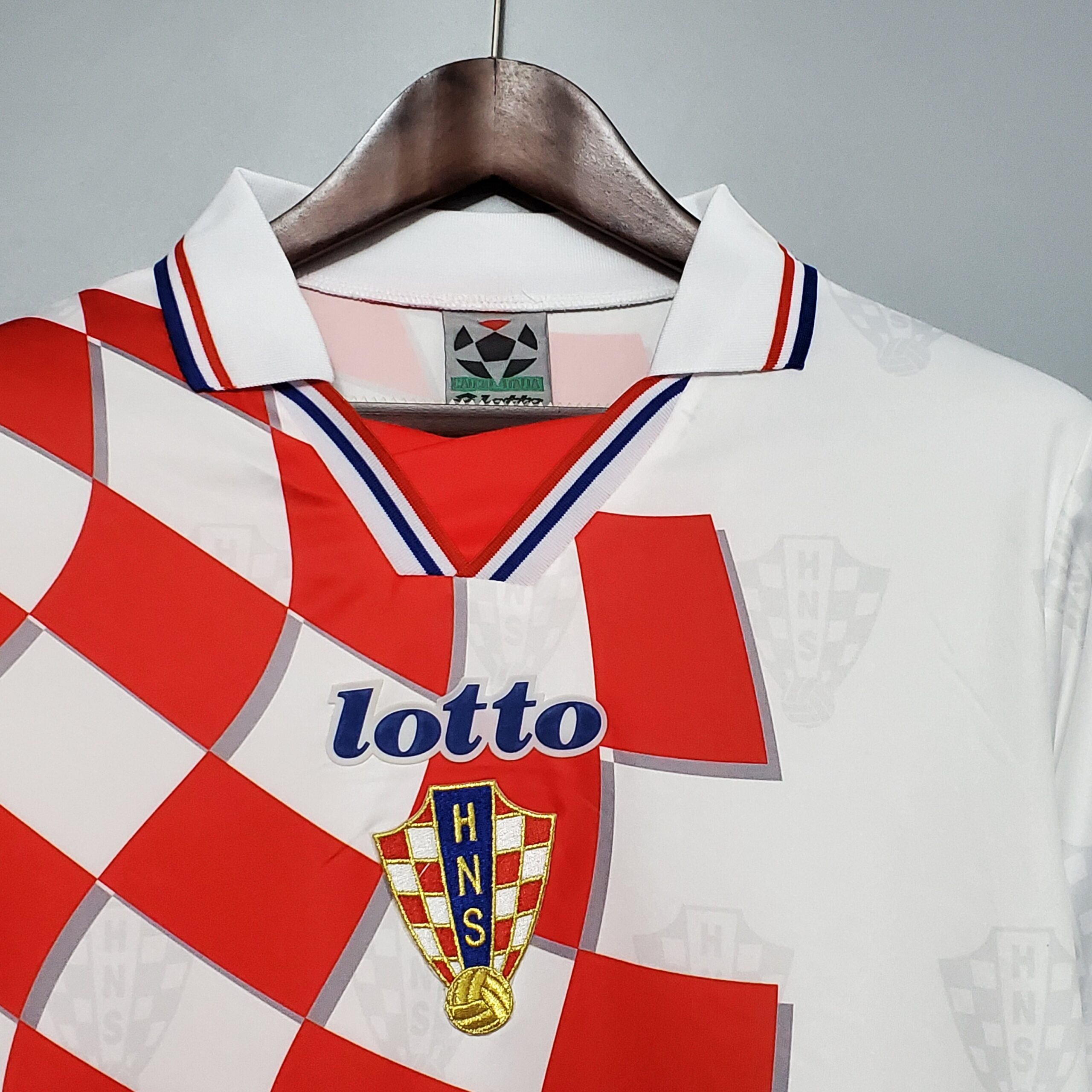 1998 Croiata Home White Retro Jersey - Image 3