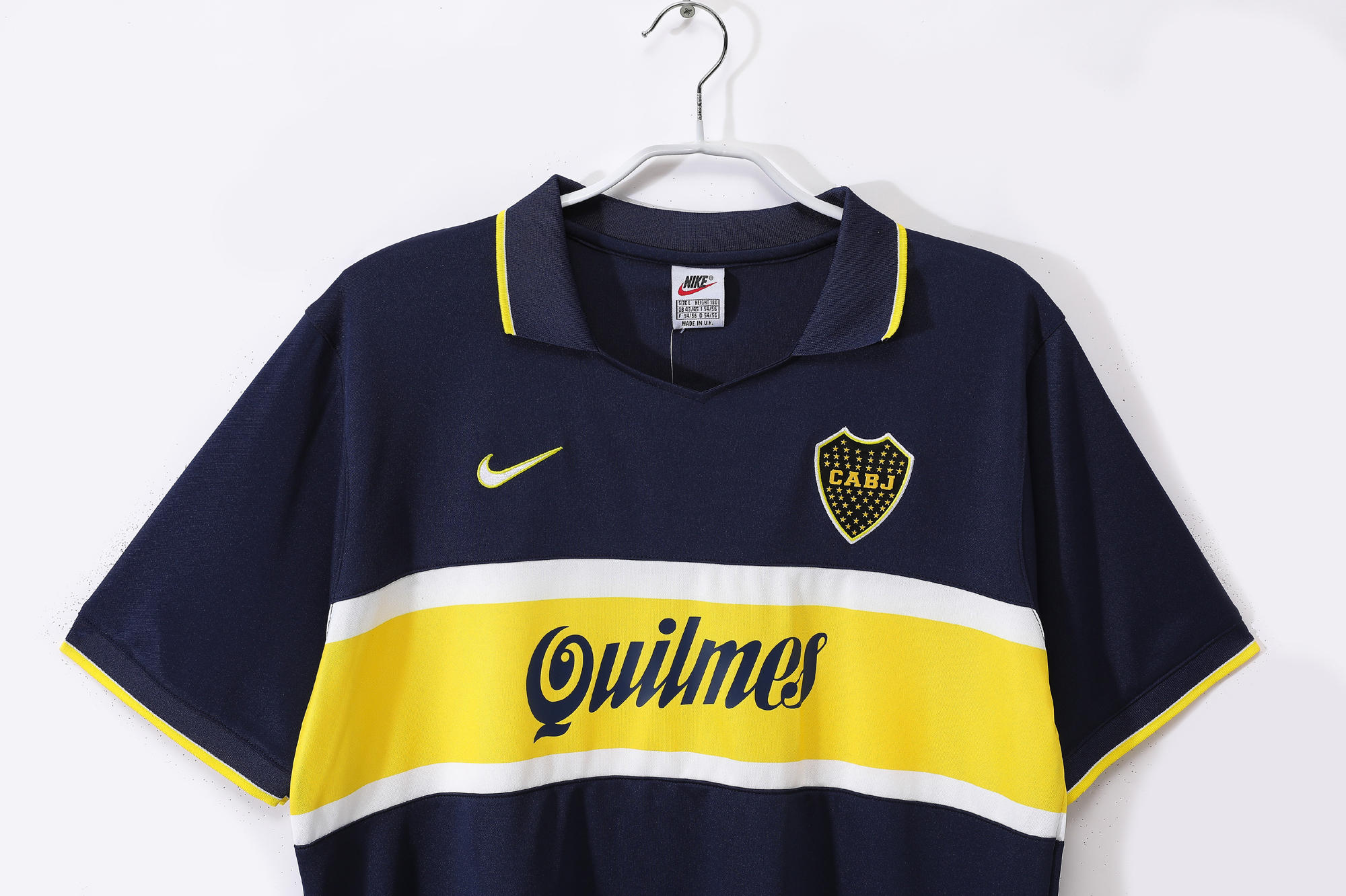 96-97 Boca Juniors Home Retro Jersey - Image 2
