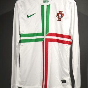 2012 Portugal Away Long Sleeve Player Retro Jersey