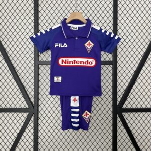 Retro1998 Fiorentina Home Kids Kit