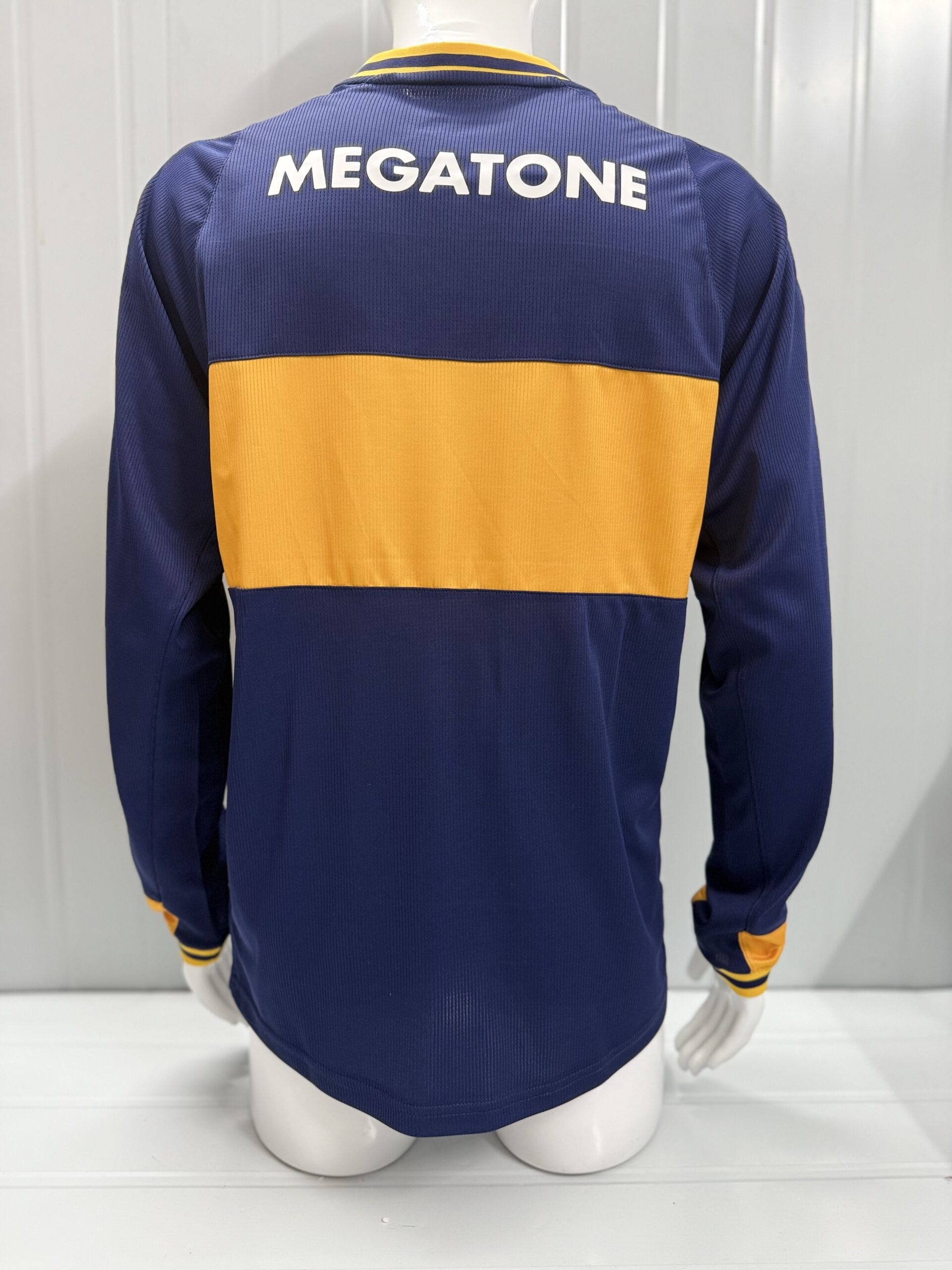 06-07 Boca Juniors Home Long Sleeve Retro Jersey - Image 2