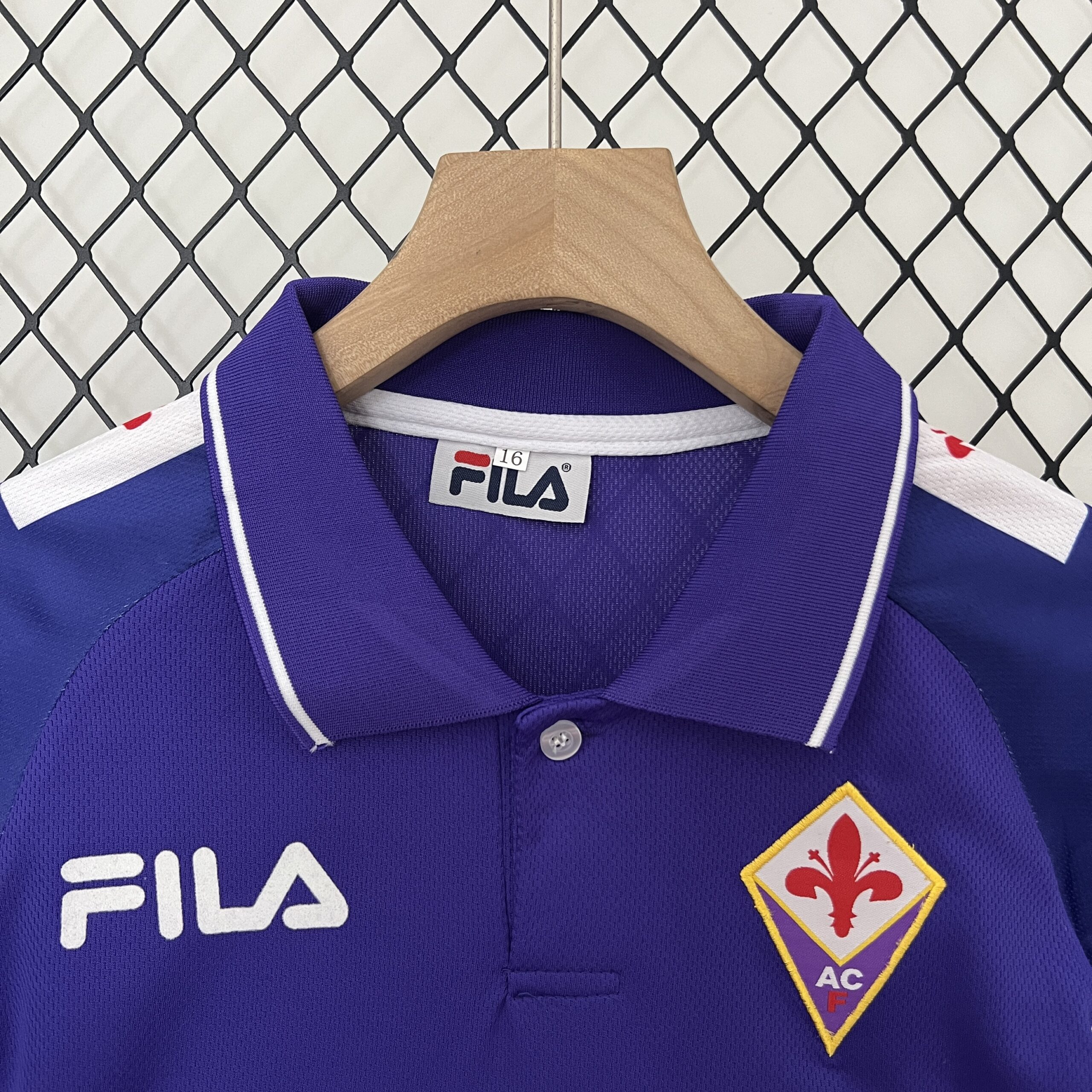 Retro1998 Fiorentina Home Kids Kit - Image 2