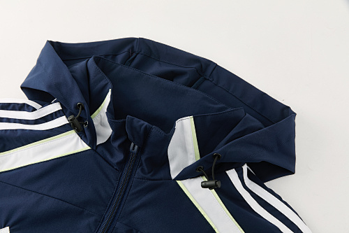 2026 Real Madrid Blue Windbreaker Suit - Image 4