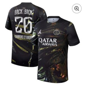 25-26 PSG Third 2 Stars Fans with Champions of Europe 2026 Print