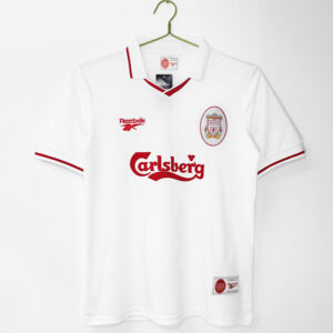 96-97 Liverpool White Retro Jersey