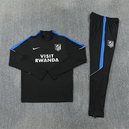 26-27 Atletico Madrid Black Training Suit - Image 4