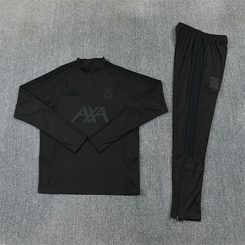 26-27 Liverpool Black Training Suit - Image 4