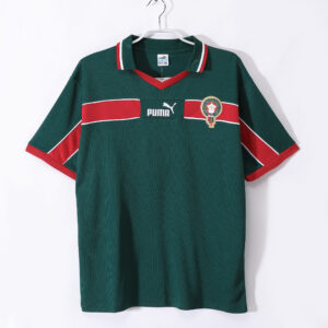 1998 Morocco Green Retro Jersey