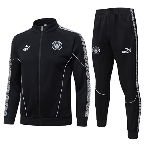 26-27 Manchester City Black Jacket Suit