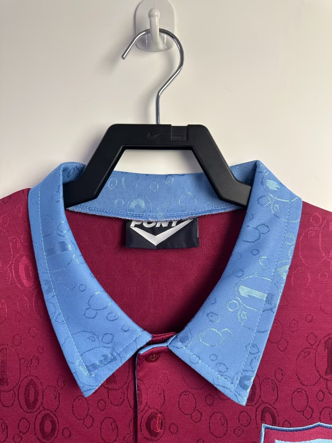 95-97 West Ham United Home Retro Jersey - Image 2