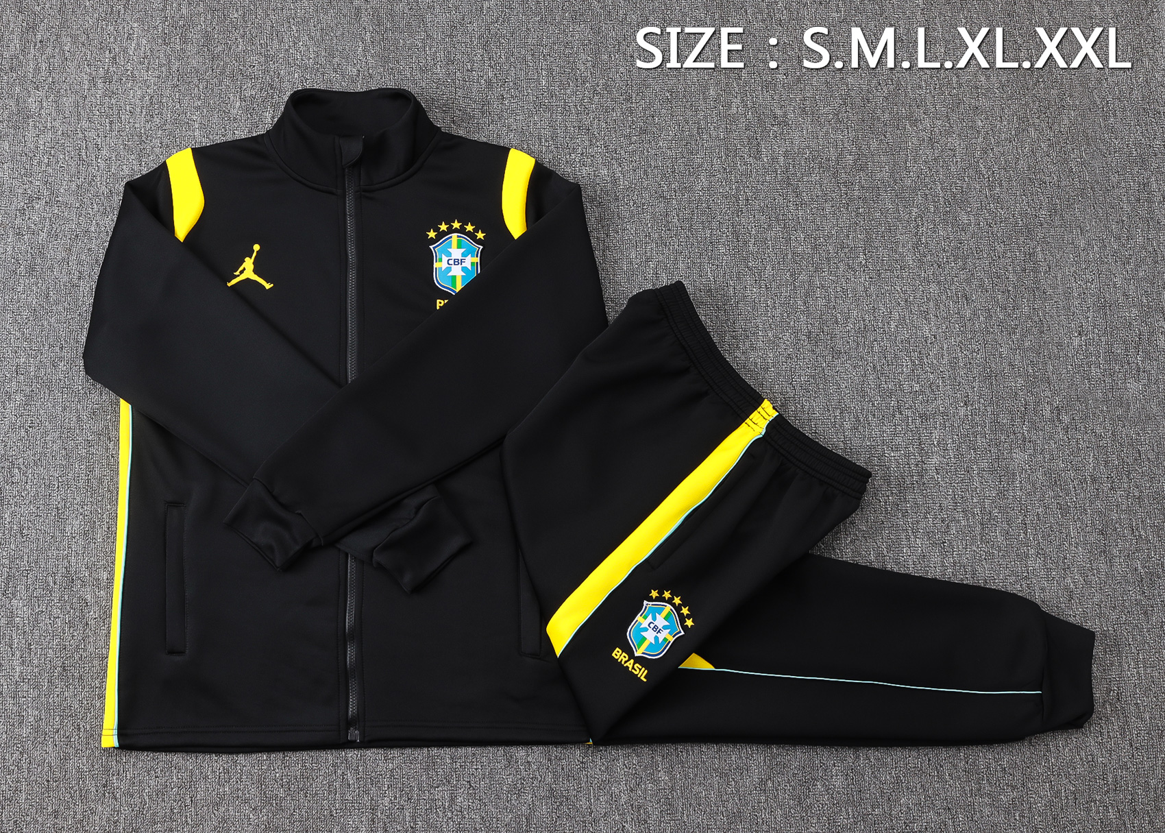 2026 Brazil Black Jacket Suit - Image 3