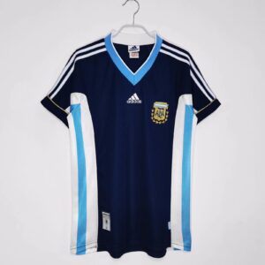 1998 Argentina Away Retro Jersey Item NO.: RT5579